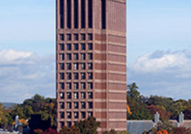 Kline Tower in fall, photo by Michael Marsland